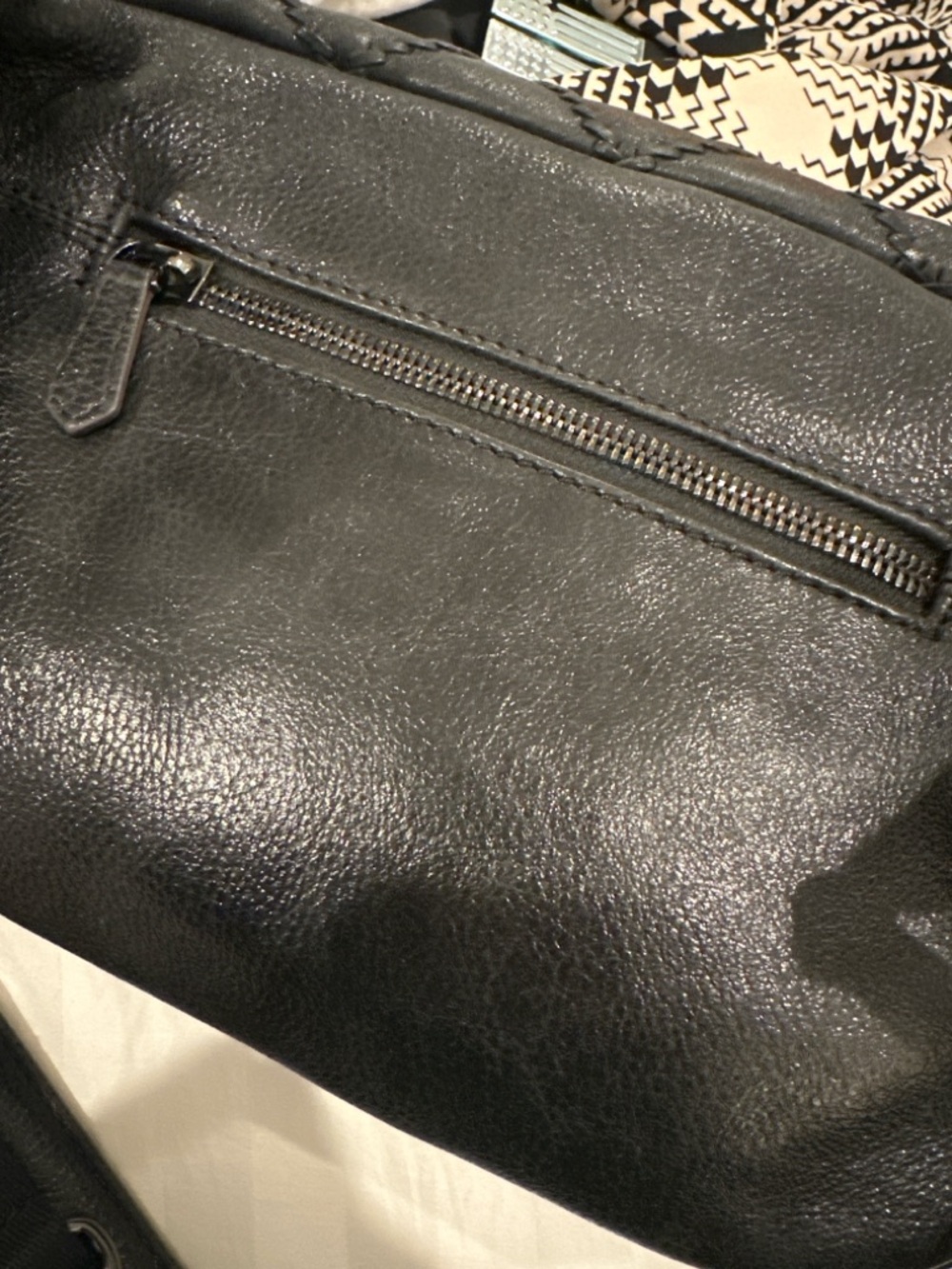 Aimee Kestenberg Black Leather Quilted Belt Bag Crossbody Fanny Pack Large - Picture 2 of 12
